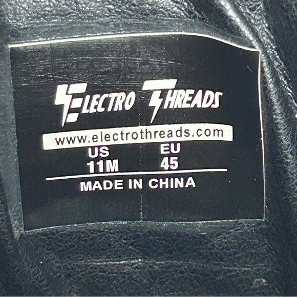 ELECTRO THREADS Floral Mandala Combat Boots Unisex Mens 11 M Women’s 12.5 EUC+ - Picture 8 of 12